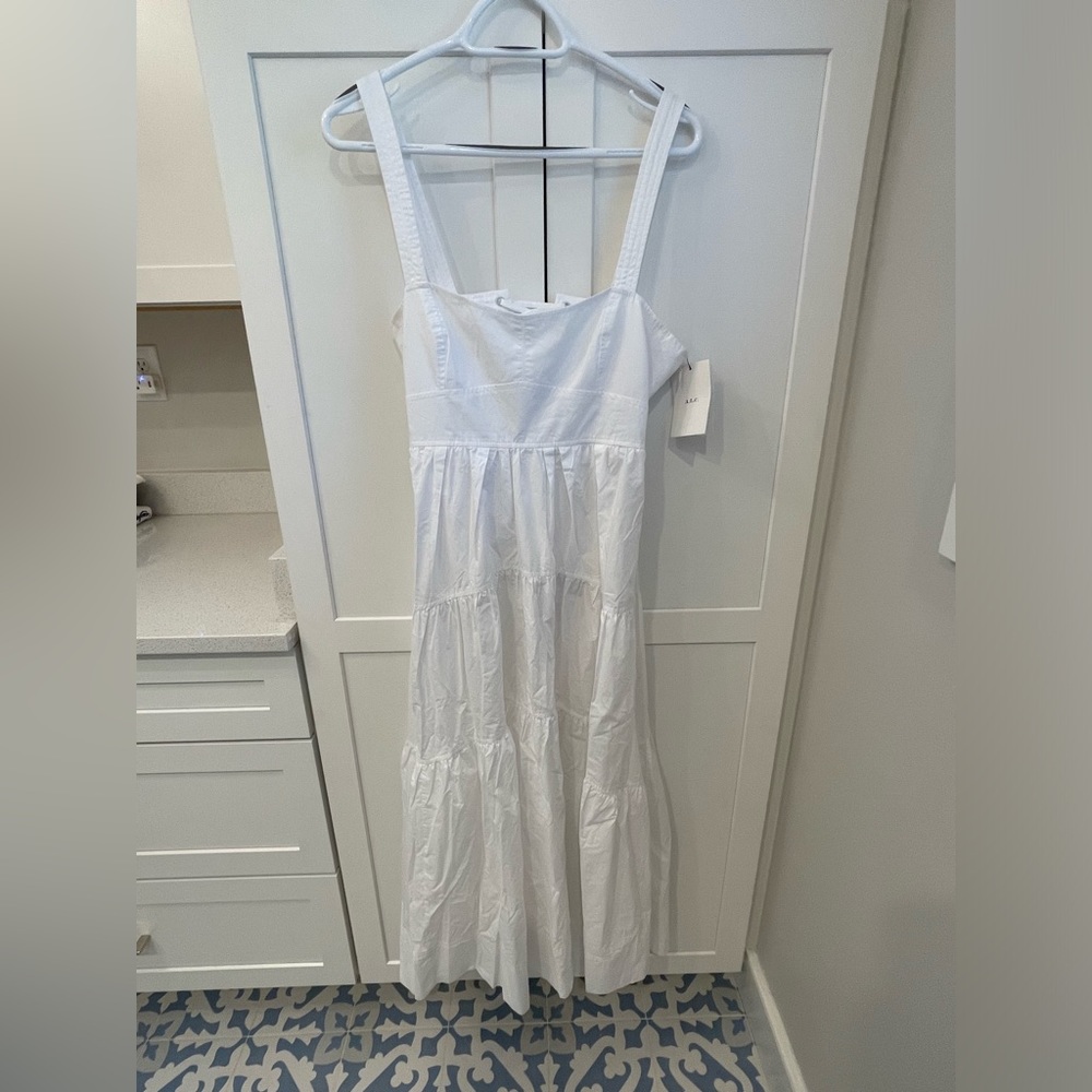 ALC LILY TIERED DRESS WHITE SIZE 10 NWT